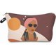 thumbnail image 1 of Small Makeup Bag Lady Painting Printed Cosmetic Bag for Purse Womens Pouch Organizer Bags for A Gift (55282), 1 of 4