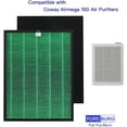 thumbnail image 2 of Ensemble de Filtres de Remplacement Compatible avec les Purificateurs d'Air Coway Airmega 150 (AP-1019C) et Airmega 160, Lot de 2 HEPA H13 + 8 x Préfiltre au Charbon Activé pour Air Propre, 2 of 6