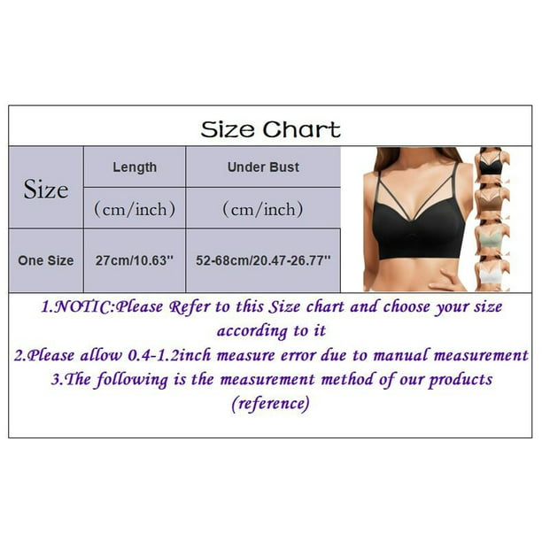 Cathalem Bralettes for Women Plus Size Crop Top Yoga Bralette Longline  Padded Lounge Br,Beige One Size 
