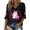 Dark Gray, variant on Breast Cancer Shirts for Women Pink Ribbon Graphic V Neck Tee Tops | Breast Cancer V Neck Shirts, Pink Ribbon Hope Graphic Breast Cancer Awareness Gift Top, Light Ashy S