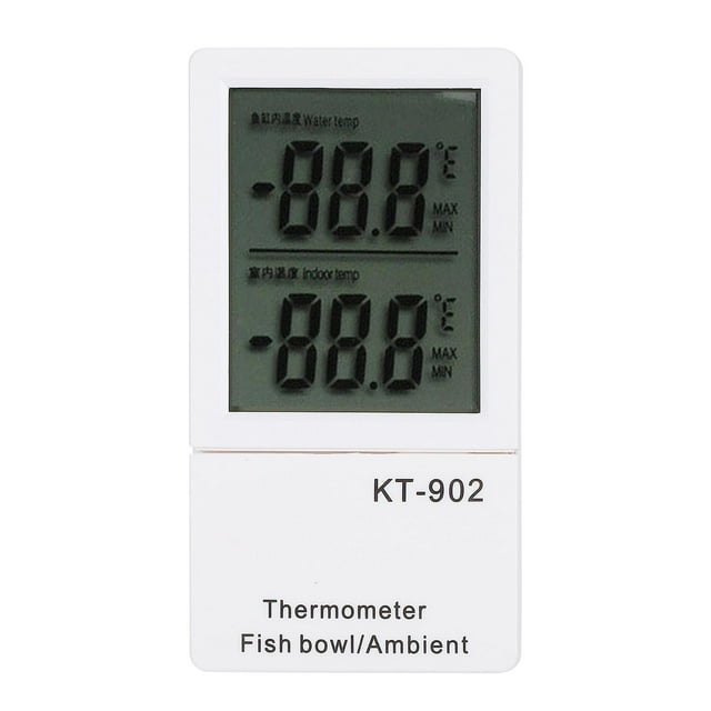 LED Digital Aquarium Thermometer High Accuracy Temperature Monitoring for Indoor Fish Tank