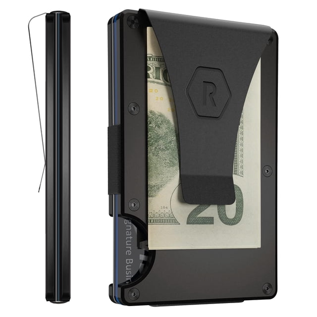 Wallet The Ridge Slim Minimalist RFID con bolsillo frontal para hombre