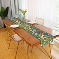 thumbnail image 2 of Yayeee Table Runner 70 inches Long Home Kitchen Dinning Party Decoration, Orange Floral Garden, 2 of 7