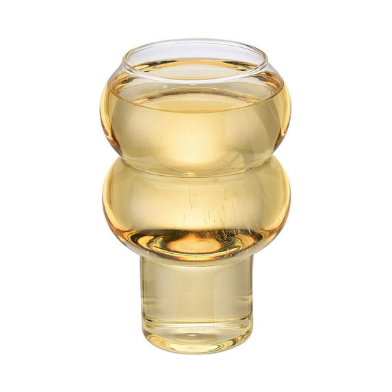 Iced Coffee Cold Drink Mug Cup Drinking Utensil 280Ml 530Ml Heat-Resistant Transparent Borosilicate Glass Tableware Flower Receptacle