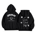thumbnail image 1 of MHFRRA Sudaderas con Capucha y Sudaderas para Hombre, Sudaderas con Estampado de Doble Cara para Exteriores, Ropa Informal, Corte Holgado, Lavables A Máquina para Otoño E Invierno Negro, 1 of 2