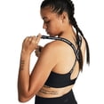 thumbnail image 4 of Sujetador deportivo Under Armour Infinity High Impact para mujer, color blanco y negro, 4 of 5