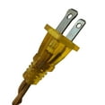 thumbnail image 3 of Royal Designs, Inc. Lamp Cord Molded Plug, Stripped Ends Ready for Wiring, 8 ft long, Gold, SPT-1 UL Listed, 3 of 5