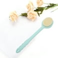 thumbnail image 5 of Unique Bargains 1 Pc Durable Long Handle Double-sided Bath Brush Back Scrubber Green, 5 of 6