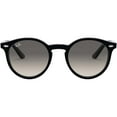 thumbnail image 2 of Ray-Ban RJ9064S-100/11-44 Black Round Sunglasses, 2 of 5