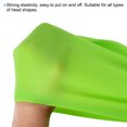 thumbnail image 4 of Unique Bargains Silicone Swim Caps Unisex NonSlip Pool Caps Waterproof Elastic Swimming Hats Green 2 Pack, 4 of 5