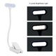 thumbnail image 1 of Luz de lectura con clip, recargable por USB, 1000 mah, luz de lectura recargable por USB, lámpara de escritorio LED diseñada por expertos, 1 of 10