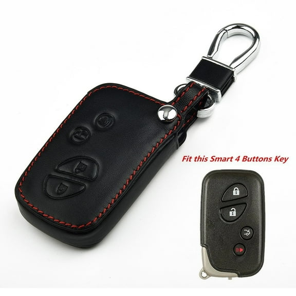 Practical Fob Case Key Car Cover For Lexus Leather Parts 1Pc 2006-2014 Black Es Gs Holder Is Ls Lx Rx Ct