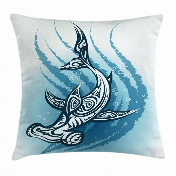 shark throw pillow