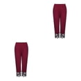 thumbnail image 4 of Qarigey Leggings de cintura alta Pantalones de yoga de entrenamiento elástico Deportes Pantalones de chándal de secado rápido de tres Type2 NO2, 4 of 6