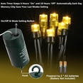 thumbnail image 2 of Cadena de luces Joomer, 66 pies, 200 LED, blanco cálido, impermeable, 2 of 8