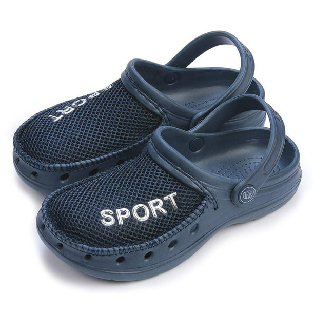 Roxoni - Pupeez Boys Waterproof Rubber Clog Slide Sandals with Mesh ...