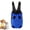 Blue, variant on Dog Carrier Backpack, Adjustable Pet Front Carrier Backpack, Ventilated Pet Chest Carrier for Hiking Camping Travel, Sling Bag for Small Medium Dog Cat Rabbit Puppy (Black, L)
