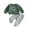 Dark Green, variant on Bagilaanoe 2PCS Toddler Baby Boy Long Pants Set Letter Print Long Sleeve Sweatshirt Pullover Tops + Drawstring Sweatpants 6M 12M 18M 24M 3T Kids Casual Sweatsuits