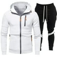 thumbnail image 3 of Men's Tracksuits 2 Piece Outfits Athletic Full Zip Tracksuit Jacquard Jogging Set Jackets And Pants Outfit Athletic Tracksuit Outfits, 3 of 3