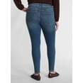 thumbnail image 3 of Terra & Sky Women's Plus High Rise Skinny Jeggings, Sizes 0X-4X, 3 of 5