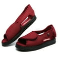 thumbnail image 5 of Diabetic Slippers Adjustable Open Toe Swollen Feet Slipper for Elderly Arthritis, 5 of 5