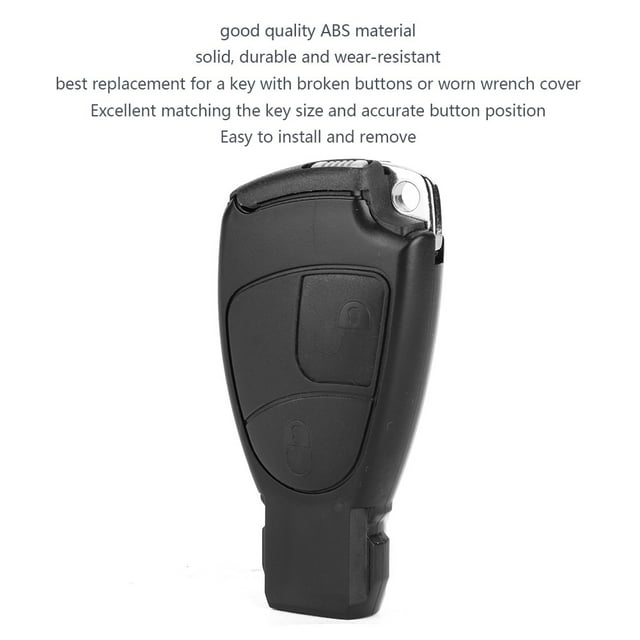 Carcasa para llave inteligente remota de coche de 2 botones para Mercedes Benz Jadeshay A