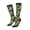 3 Black, variant on Women Crew Soft Moisture-wicking Socks Citrus Fruits Elegant Lemons Pattern Design Cotton Socks, One Size fit All
