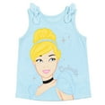 thumbnail image 4 of Disney Princess Moana Belle Cinderella Little Girls 3 Pack Tank Tops Infant to Big Kid, 4 of 5