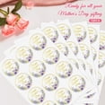 thumbnail image 2 of WaaHome  72Pcs Mothers Day Stickers - 1.5'' Waterproof Purple Floral Happy Mother's Day Labels Stickers Gift Tags for Envelope Seal Cards Boxes Presents Gift Wrap Party Favors Decorations, 2 of 9