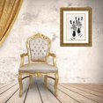 thumbnail image 3 of Sommers, Mindy 18x24 Gold Ornate Wood Framed with Double Matting Museum Art Print Titled - Zebras, 3 of 4