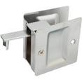 thumbnail image 2 of Premium Square Pocket Door Lock, Passage (Hall/Closet) Latch, Clear Pack, Satin Chrome by Stone Harbor Hardware, 2 of 3