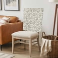 thumbnail image 6 of Farmhouse Sage Green Chair Back Covers, Removable Chair Covers for Dining Chairs Set of 6, Washable Chairs Slipcovers Back Seat Protector for Wedding Party 19"x20", 6 of 9