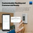thumbnail image 4 of YoLink Thermostat 2, Smart Thermostat with Dual-Stage Heating & Cooling, Heat Pump Support, External Temp Sensors, Remote Control, Scheduling, Alexa & Google, Long-Range Connectivity, Hub Required, 4 of 9