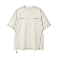 thumbnail image 3 of Workout Shirts for Men UPF 50+ Quick Dry Athletic Gym Tee Shirts Mens Short Sleeve Running Cooling Swimming T-Shirt Size M-3XL White, 3 of 8