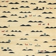 thumbnail image 1 of Ahgly Company Machine Washable Indoor Square Contemporary Sun Yellow Area Rugs, 5' Square, 1 of 7