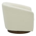 thumbnail image 3 of Moe's Home Collection Oscy Accent chair Fabric White, 3 of 14