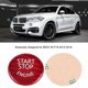 thumbnail image 2 of Red Carbon Fiber Engine Start Stop Button Cover For BMW 1-7 Series X1 X3-X6, 2 of 2