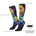 thumbnail image 4 of Naloa Neon Pop Art Pitbull Knee Socks, High Socks Long Stretchy Sock Women Knee High Stocking, Long Socks for Women, 4 of 6