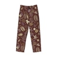 thumbnail image 4 of Fotbe Coffee and Flowers Men's Pajama Pants,Sleepwear Pants,Pj Bottoms Drawstring And Pockets-X-Large, 4 of 9