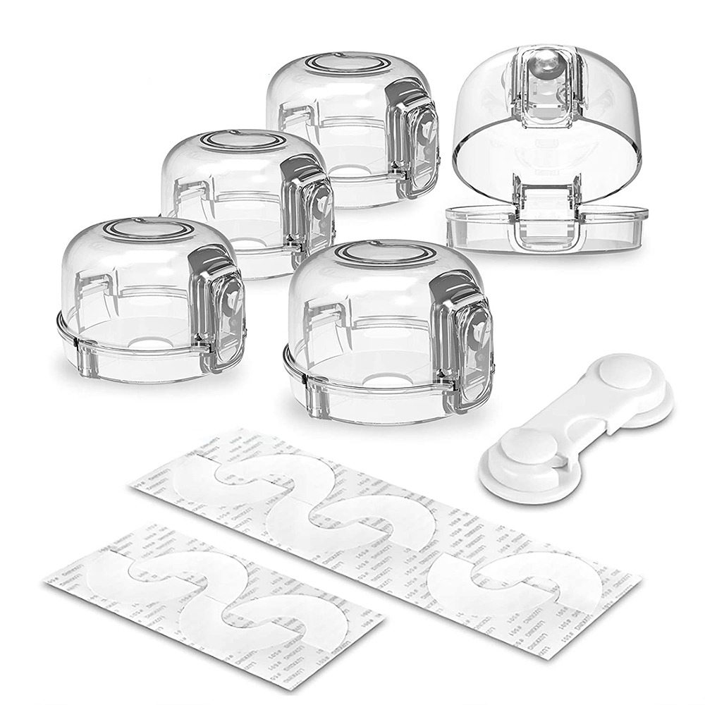 MesaSe Child Safety Stove Knob Covers (5Pack) Upgraded Universal Size