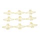 thumbnail image 3 of 100 Clips De Papel Para Evitar Resbalones, Lindos Clips Decorativos De Metal Con Forma De Animal, Pequeños Marcapáginas Para Oficina, Escuela, Dorado, 3 of 14