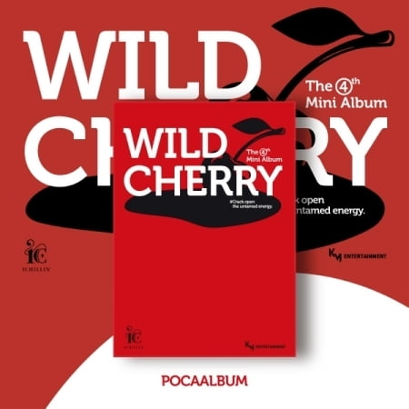 Ichillin' - Wild Cherry - Poca QR Card Album - incl. Photocard w/Stand, Unit Photocard   Sticker - Music & Performance - CD