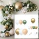 thumbnail image 1 of Balloon Arch Kit, bola de látex, 152 unidades, color verde claro y dorado, 1 of 1