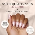 thumbnail image 2 of Set de 30 pantalones cortos Glamnetic First Kiss de Press On Nails, color rosa almendra, 2 of 6