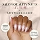 thumbnail image 2 of Set de 30 pantalones cortos Glamnetic First Kiss de Press On Nails, color rosa almendra, 2 of 6