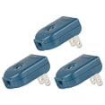 thumbnail image 3 of HEALIFTY 3Pcs Male Power Plug Connector 90 Degree Rotatable Plug End Extension Cord Adapter (US Plug), 3 of 8