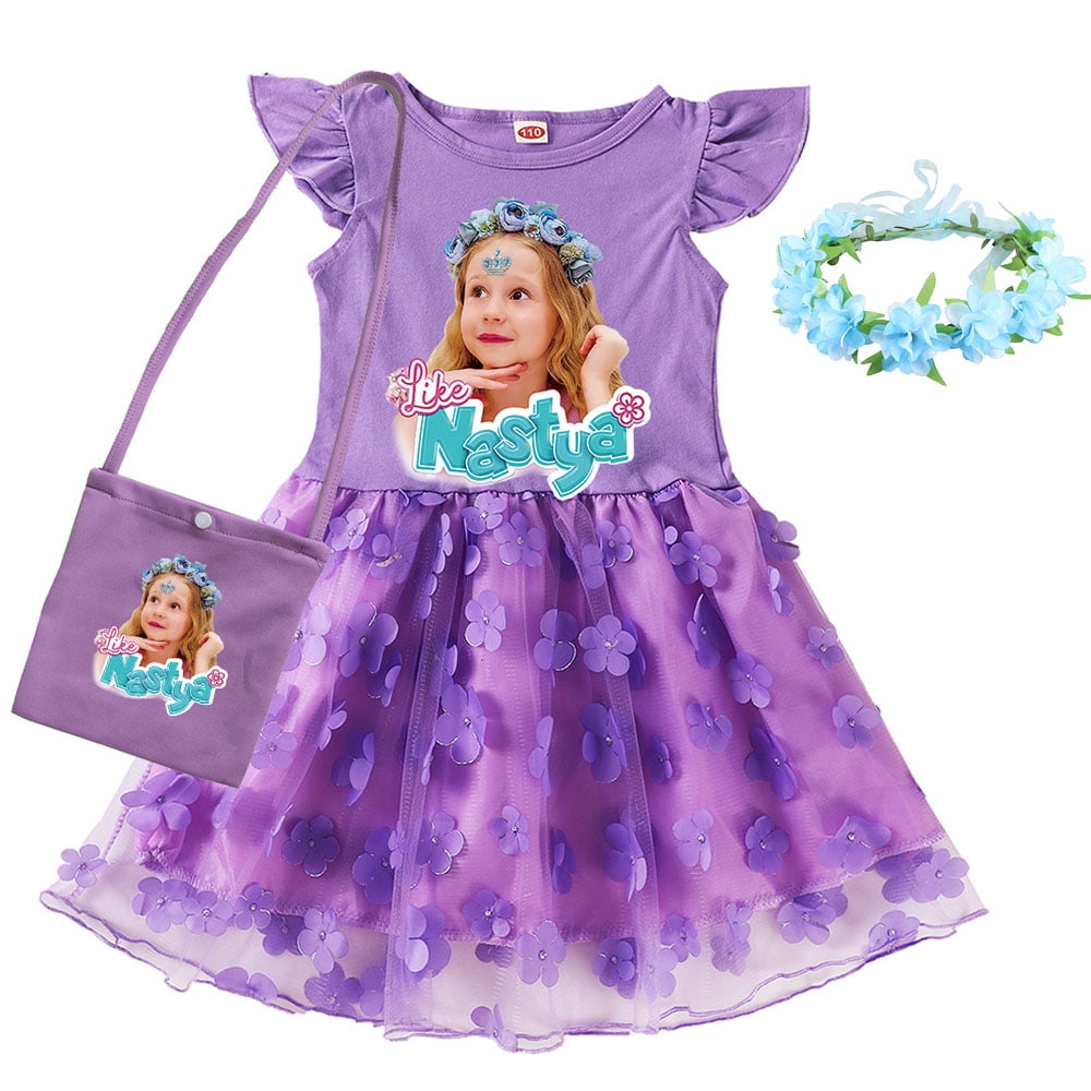 nastya birthday dress Big puffy dresses for kids