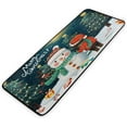 thumbnail image 6 of SKYSONIC Kitchen Rugs,Cute Christmas Snowman Non Slip Washable Cushioned Carpets Polyester AntiFatigue Comfort Porch Floor Mat Doormat Christmas Decoration 39×20 in, 6 of 6