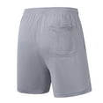 thumbnail image 3 of Tyhengta Men's Athletic Shorts Basketball Workout Gym Quick Dry Shorts Lightweight Mesh Running Shorts Tennis Light gray 2XL, 3 of 4