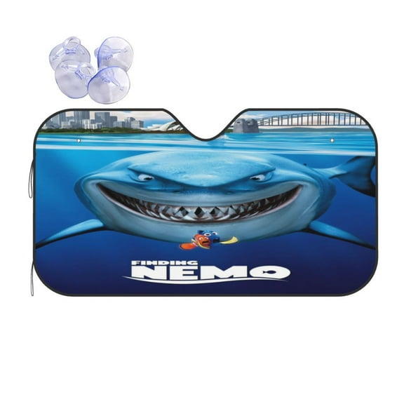 Finding Ne-m Car Windshield Sunshade Front Window Sun Shades Folding Block Uv Rays Visor Protector Sun Shield Gifts for Sedan Truck Suv Auto Accessories